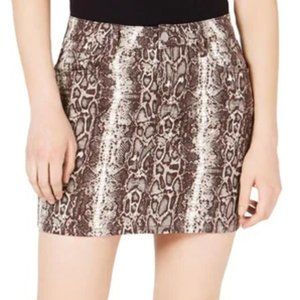 DOLLHOUSE Juniors Brown Snake Pencil Mini Skirt - Size 5 - NEW w/ TAGS